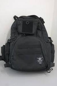 lot 7 image: Samurai Tactical Fish Fishing Rod Holders Large Backpack