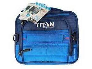 lot 12 image: Titan Deep Freeze Expandable Lunch Box with 2 Ice Walls, BlueBlack