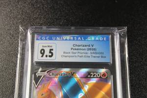 2020 Pokemon Charizard V Promo #SWSH050 CGC 9.5