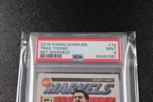 2019 Donruss Net Marvels Trae Young #16 PSA 9