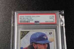 2020 Topps Gallery Artist Proof Bo Bichette #130 PSA 9 Rookie Card