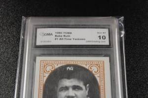 1980 TCMA All Time Yankees Babe Ruth #1 GMA 10