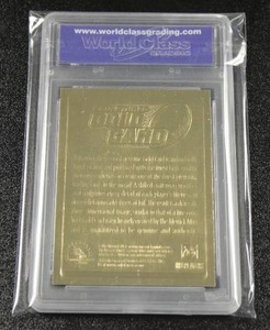 2005 Merrick Mint 23K Gold Sculptured Tom Brady WCG 10