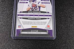 2011 Gridiron Gear Rookie Gridiron Gems Kyle Rudolph Two Color Patch #15 3750  Only 50 Exist