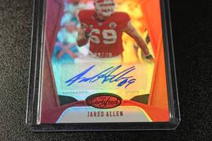 2020 Certified Mirror Signatures Red Jared Allen #MS-JA Autograph 920  Only 20 Exist