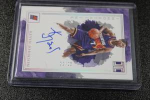 2019-20 Impeccable Immortal Ink Kevin Johnson #IM-KJH Autograph 2225  Only 25 Exist