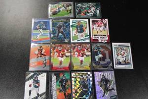 Jalen Hurts Base Insert & Parallel Football Card Lot  15 Different Cards w 2 Rookie Cards