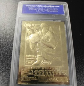 1996-97 EX 2000 23 KT Gold Sky Background Kobe Bryant WCG 10 Rookie Card 5000  Only 5000 Exist