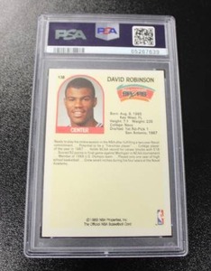 1989-90 Hoops David Robinson #138 PSA 8 Rookie Card
