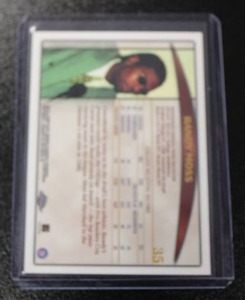 1998 Topps Chrome Randy Moss #35 Rookie Card