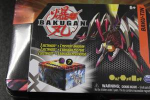 Bakugan Baku-Tin Sectanoid Factory Sealed Tin Lot  3 Tins