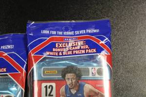 2021-22 Prizm Basketball Value Cello Pack Lot  2 Cello Pack