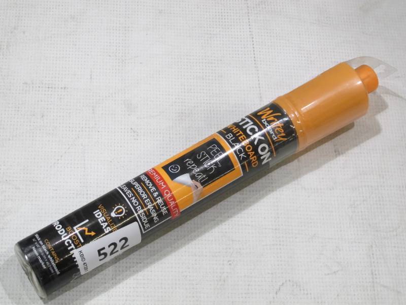 lot 268 image: NEW Writey Board Restickable Dry Erase Whiteboard, 12 x 18 in, Glossy Black