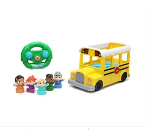 lot 179 image: NEW Cocomelon Sing and Dance Time School Bus RC