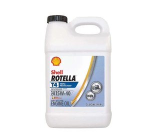 lot 233 image: NEW Shell Rotella T 15W-40 Heavy Duty Diesel Oil, 2.5 Gallon (2 Pack)