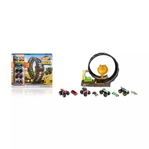 lot 249 image: NEW Hot Wheels Monster Truck Epic Loop Challenge Playset
