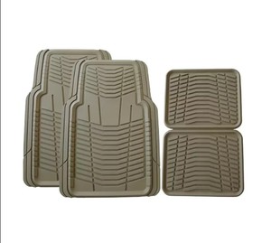 lot 257 image: NEW Members Mark All-Weather Automotive Floor Mats (4 pk., TAN)