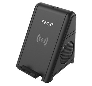 lot 258 image: NEW Tech Squared Wireless Charging Stand with 2-Way Speaker