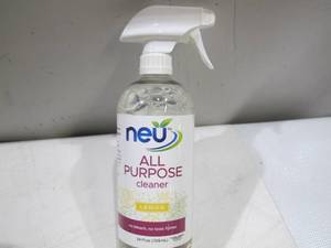 lot 284 image: NEW NEU Lemon Scent All Purpose Cleaner Spray 24 oz (Case of 6 Bottles)