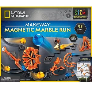 lot 200 image: NEW National Geographic Makeway Magnetic Marble Run w Board