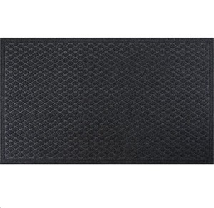 lot 203 image: Members Mark Antimicrobial Diamond Scraper Entrance Mat, Charcoal (3 x 5)
