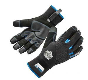 lot 861 image: NEW Ergodyne ProFlex 818WP Thermal Waterproof Winter Work Gloves - Small Black