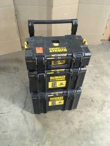 DEWALT  TOUGHSYSTEM 2.0 Small Tool Box, TOUGHSYSTEM 2.0 22 in. Large Tool Box and TOUGHSYSTEM 2.0 24 in. Mobile Tool Box