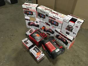 Mix lot of Vector Battery Stations, Inverter, Customer returns, Review all pictures