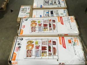 Mix Lot of HDX Storage Cabinets, Various Models and Sizes, Review all pictures