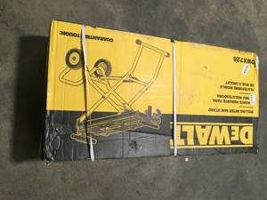 DEWALT Miter Saw Stand With Wheels (DWX726) Open Box, Review all pictures