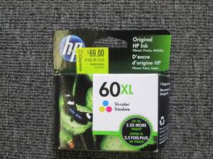 HP 60xl original hp ink unopened...