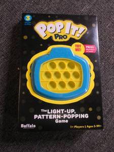 new pop it pro the light up pattern...
