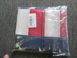 new USA flag with brass grommets...