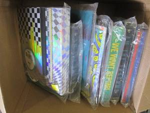 9 new binder bundles ...