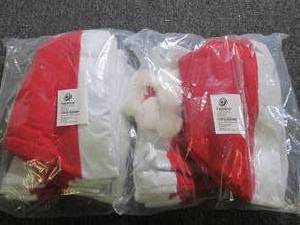 2 new 12 packs of bulk red santa ha...