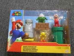 super mario desert diorama set ...