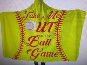 Baseball Design Oversized Blanket T...