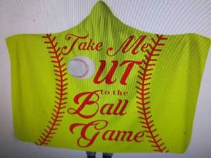 Baseball Design Oversized Blanket T...