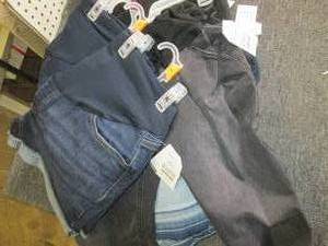box of new maternity clothes ...