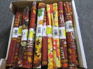 box of seasonal fabric quarters...