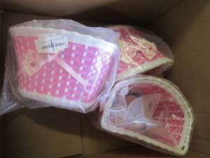 3 new girls bike baskets ...