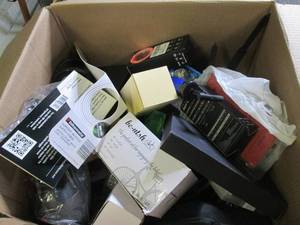 box of bike related items ...
