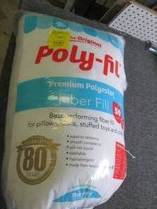 3lbs of poly fill ...