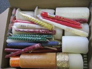 lot of candles ...