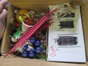 vintage christmas ornaments...