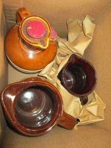 vintage earthen pitchers ...