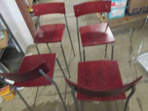 4 bar stool chairs ...