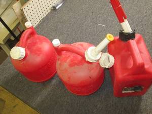 31 gallon gas cans ...