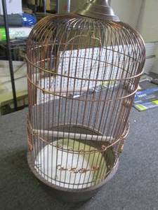 made in japan copper wired bird cag...
