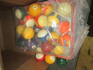 pool balls ...